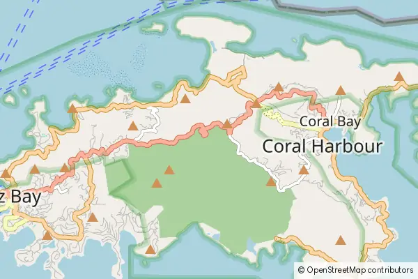 Karte Virgin Islands Nationalpark