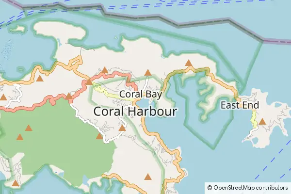 Karte Coral Bay