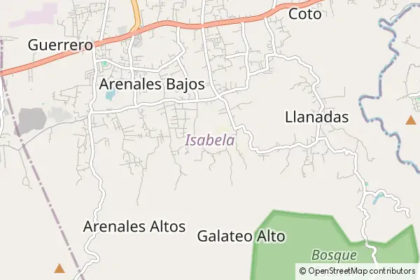 Karte Isabela