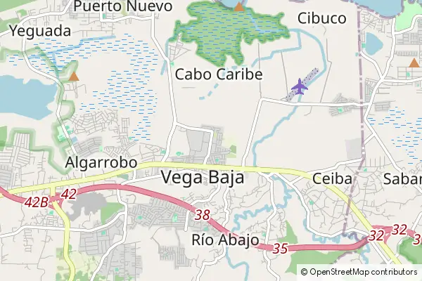 Karte: Vega Baja • © OpenStreetMap contributors Karte Vega Baja