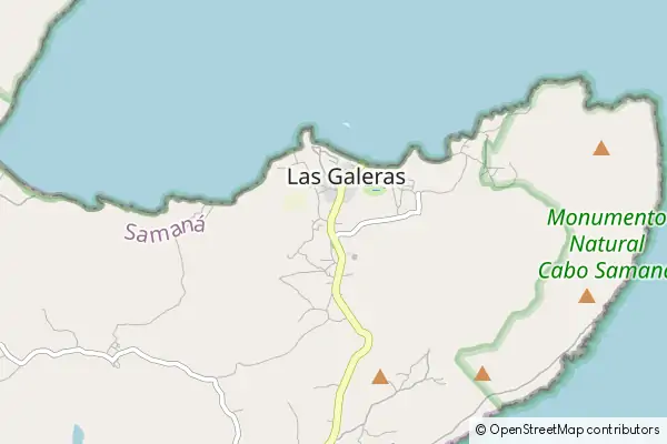 Karte Las Galeras