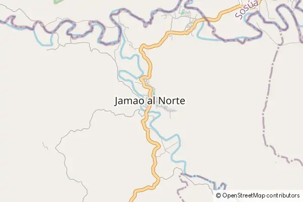 Karte Jamao al Norte