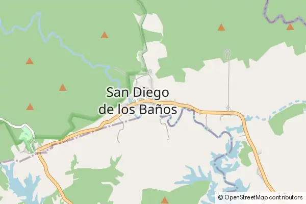 Karte San Diego de Los Baños