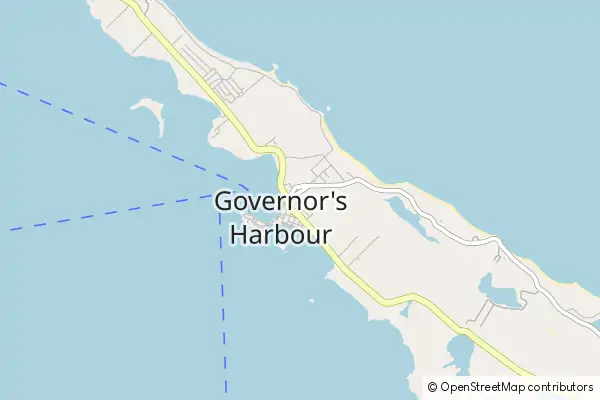 Karte Governor's Harbour