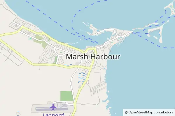 Karte Marsh Harbour