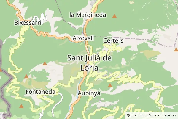 Karte Sant Julià de Lòria