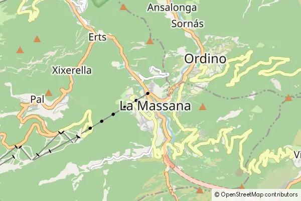 Karte La Massana