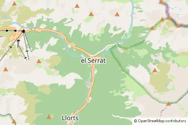 Karte El Serrat