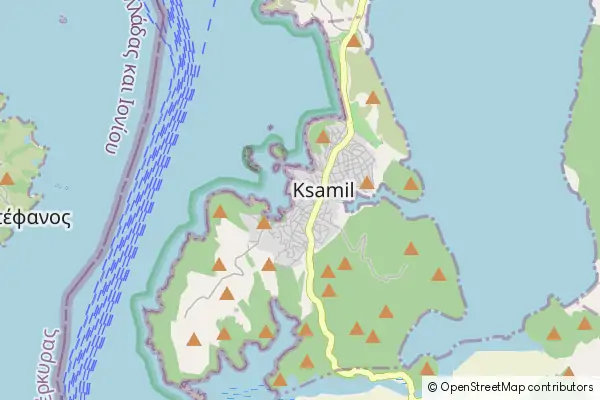 Karte Ksamil