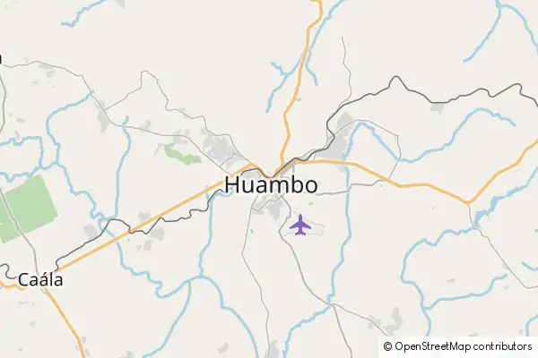 Karte Huambo