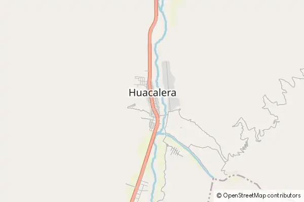 Karte Huacalera