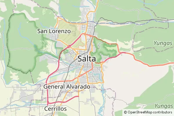 Karte Salta