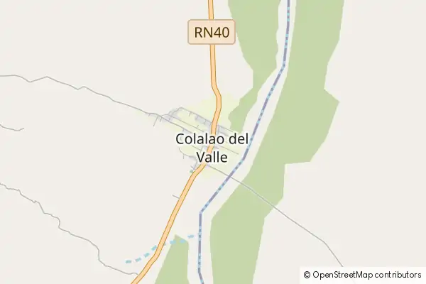 Karte Colalao del Valle