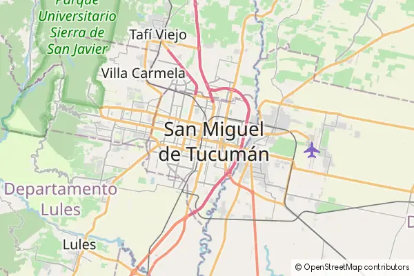 Karte San Miguel de Tucumán