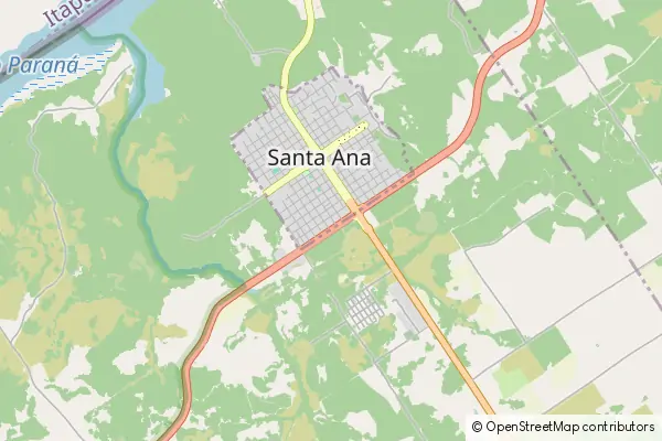 Karte Santa Ana