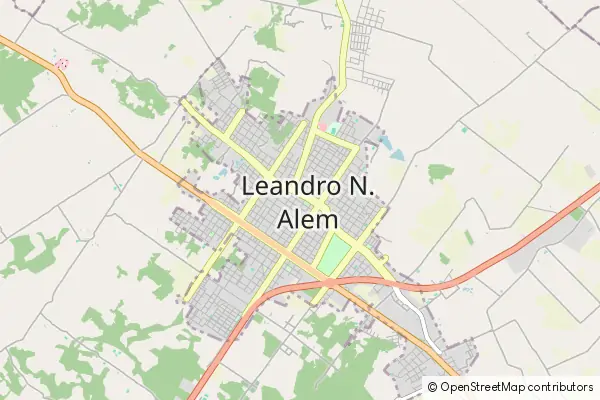 Karte Leandro N. Alem