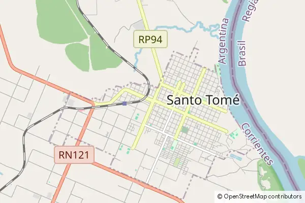 Karte Santo Tomé