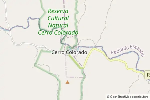 Karte Cerro Colorado