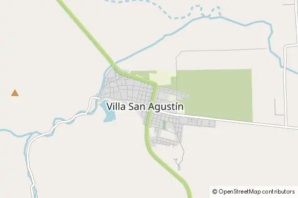 Karte San Agustin del Valle Fertil