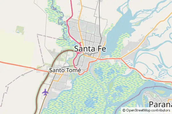 Karte Santa Fe