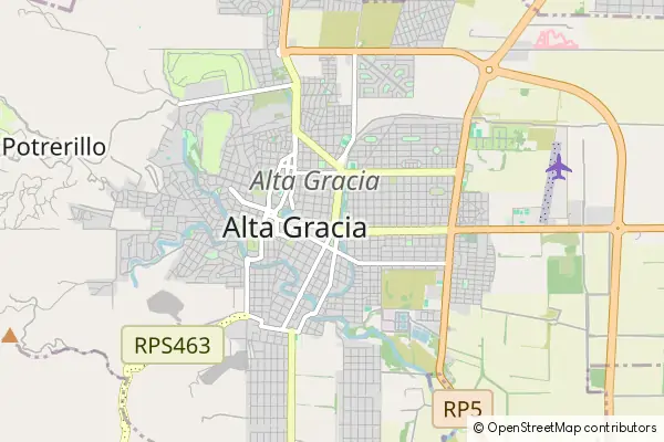 Karte Alta Gracia