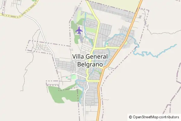 Karte Villa General Belgrano