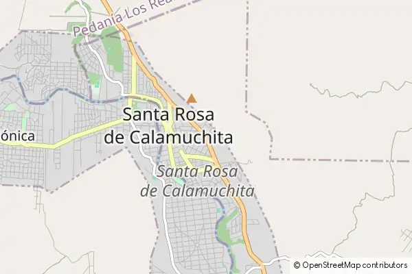 Karte Santa Rosa de Calamuchita