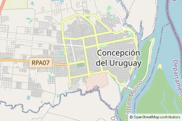 Karte: Concepción del Uruguay • © OpenStreetMap contributors Karte Concepción del Uruguay