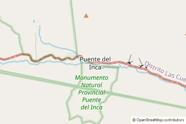 Karte Puente del Inca