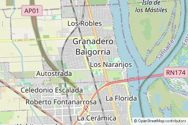 Karte Granadero Baigorria