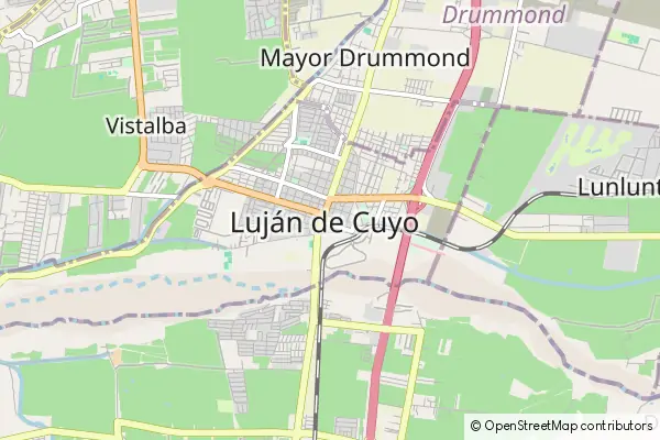 Karte Luján de Cuyo