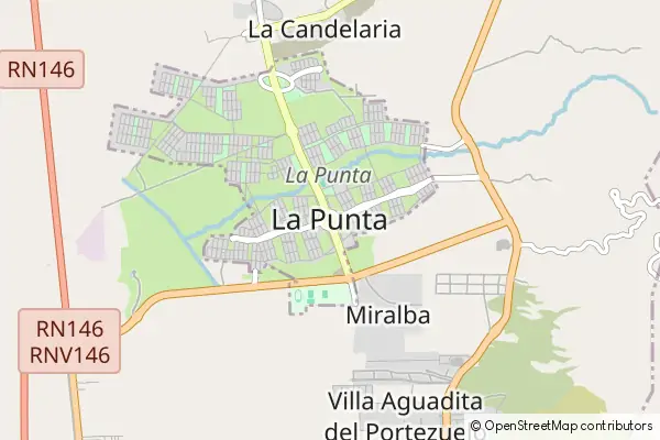 Karte La Punta