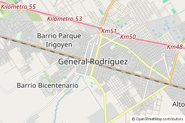 Karte General Rodríguez