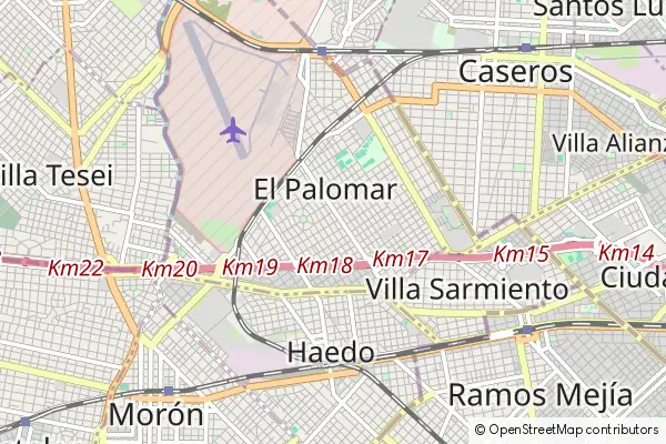 Karte El Palomar