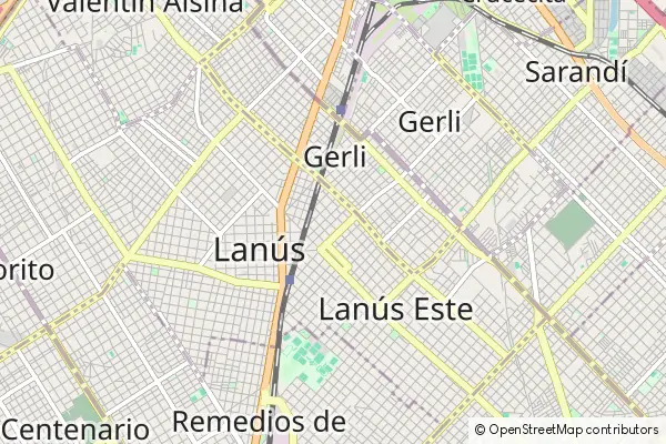 Karte Lanús