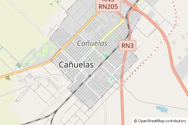 Karte Cañuelas