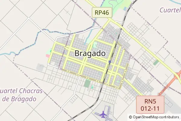 Karte Bragado