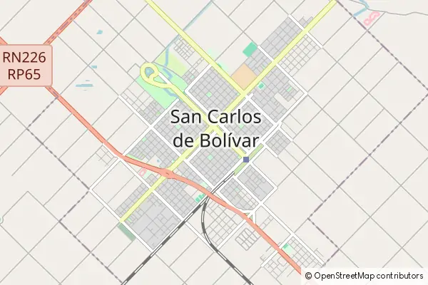 Karte San Carlos de Bolívar