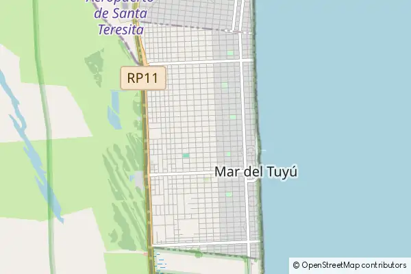 Karte Mar del Tuyú
