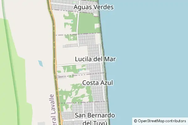 Karte La Lucila del Mar