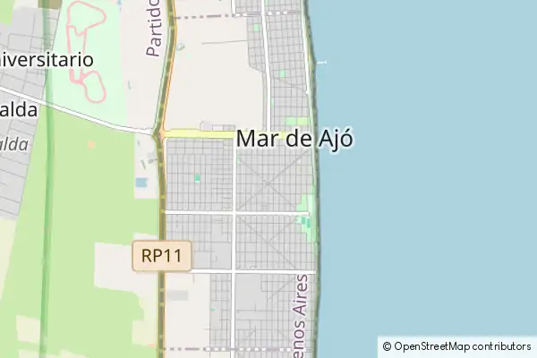 Karte Mar de Ajó