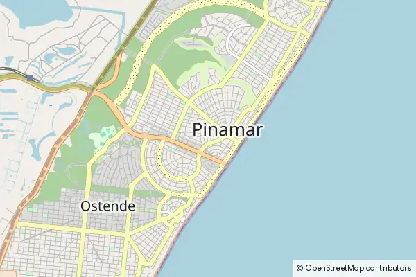 Karte Pinamar