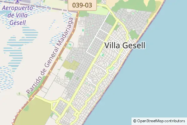 Karte Villa Gesell
