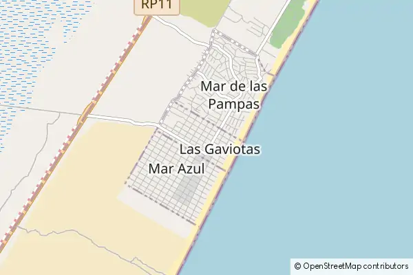 Karte Las Gaviotas
