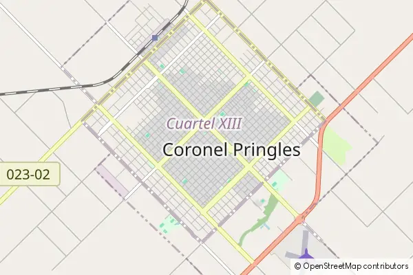 Karte Coronel Pringles