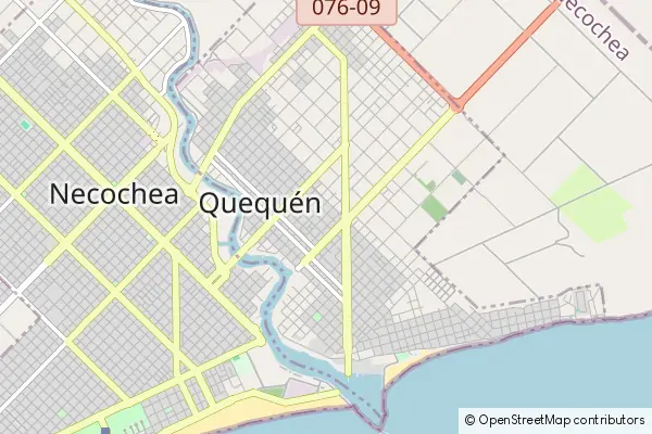 Karte Quequén