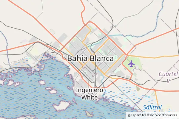 Karte Bahía Blanca