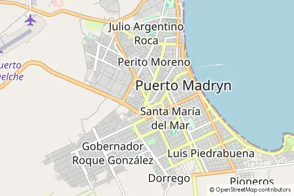 Karte Puerto Madryn