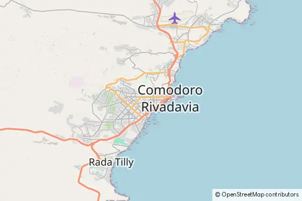 Karte Comodoro Rivadavia