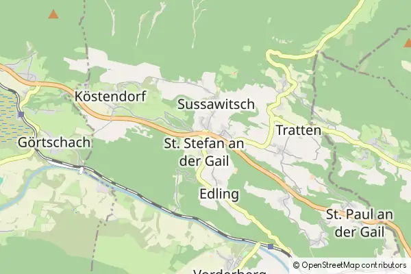 Karte St. Stefan im Gailtal